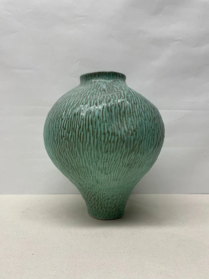 Green Gradient Ceramic Vase