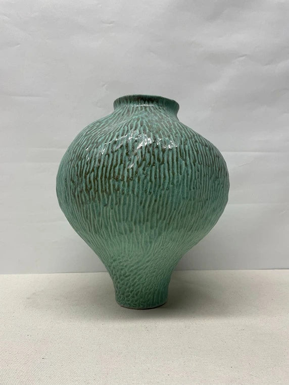 Green Gradient Ceramic Vase
