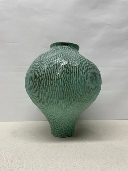 Green Gradient Ceramic Vase