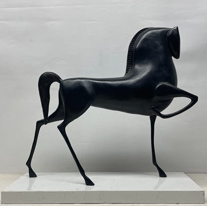 Horse Metal Sculpture artistic sculpture by Artsmiley