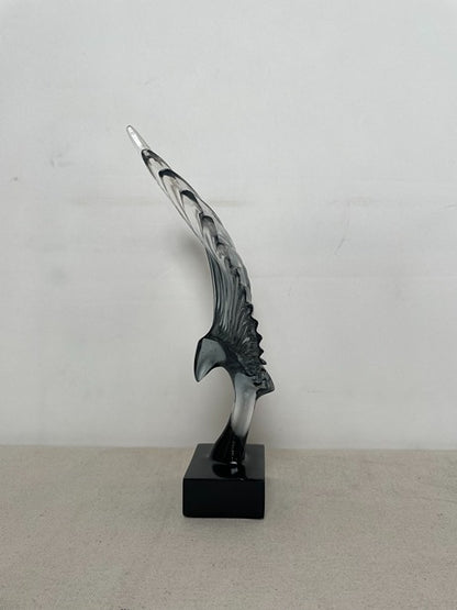 Angel Wings Silver Resin Sculpture artistic sculpture by Artsmiley