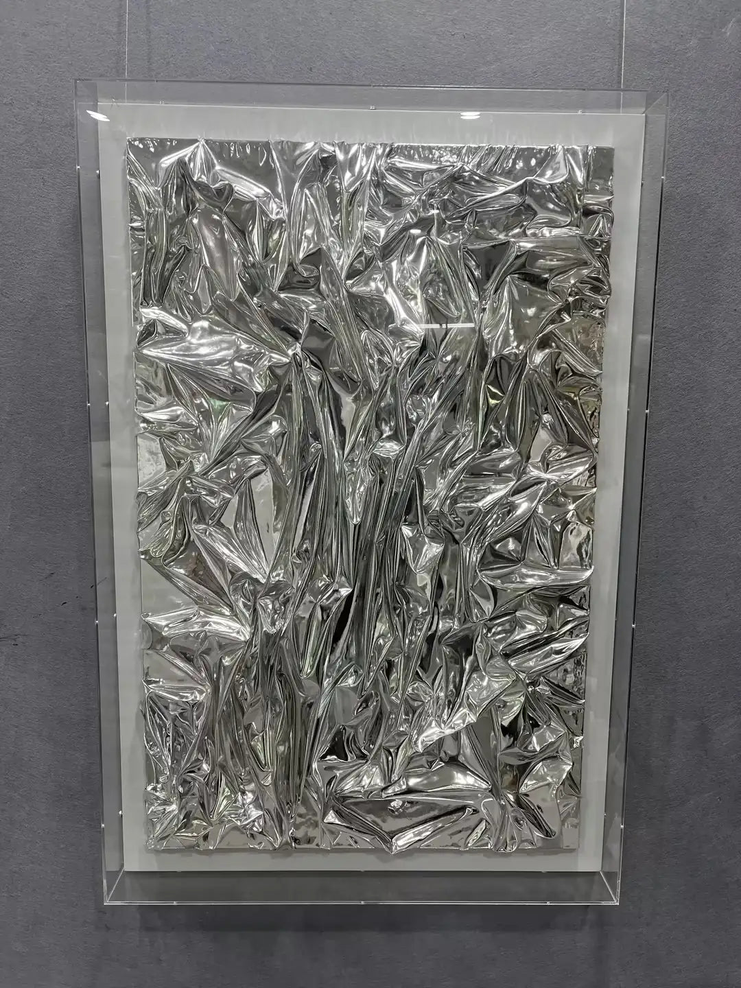 Saddle Leather Texture Abstract Wall Decor Vertical Design | Art Smiley Decor UAE