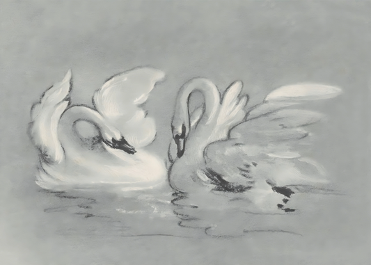 أرنبان توأم يستريحان