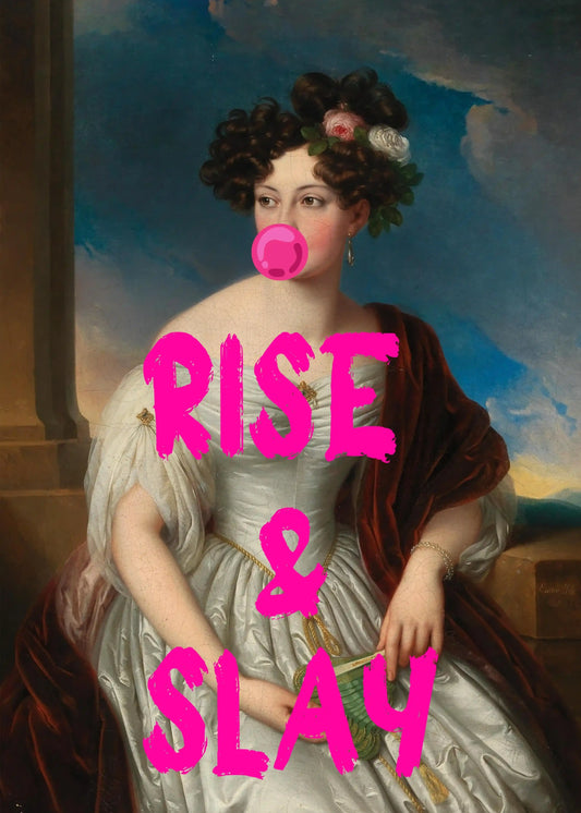 Rise My Slay Typography