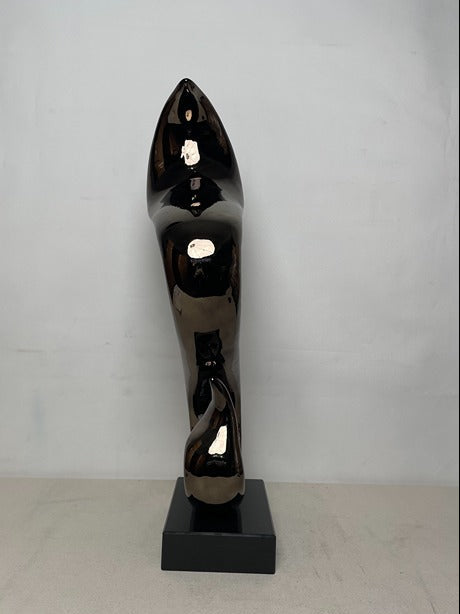 Double Spiral Resin Sculpture artistic sculpture by Artsmiley