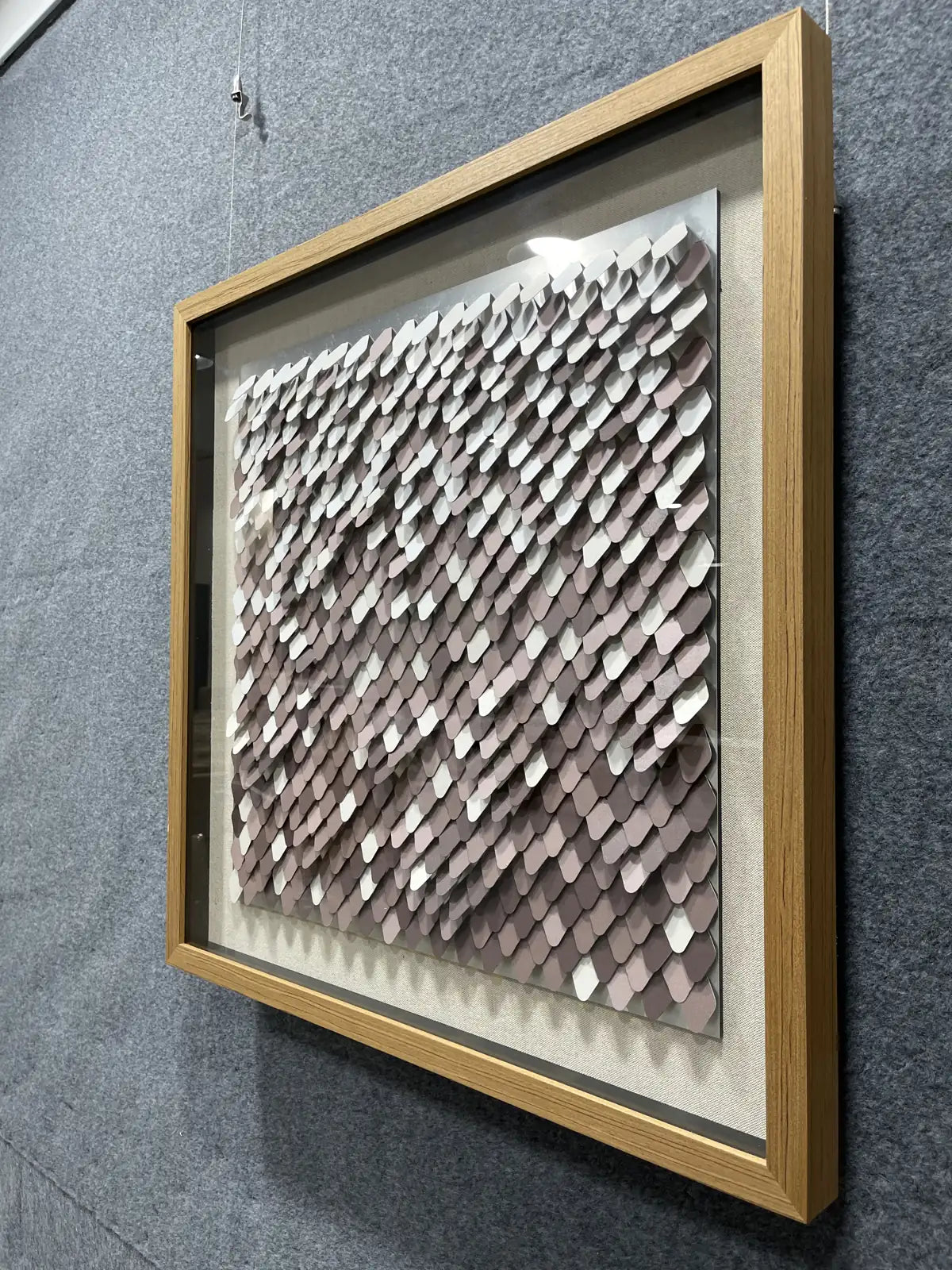 Misty Acrylic Abstract Wall Art Square Design | Art Smiley Decor UAE