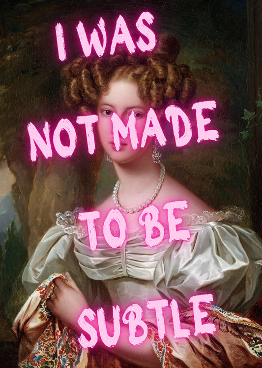 لم أُخلق لأكون طباعة دقيقة