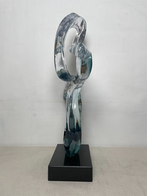 Abstract Loop Resin Sculpture artistic sculpture by Artsmiley