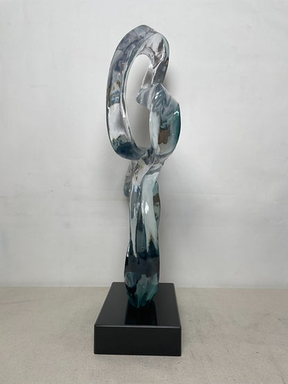 Abstract Loop Resin Sculpture artistic sculpture by Artsmiley