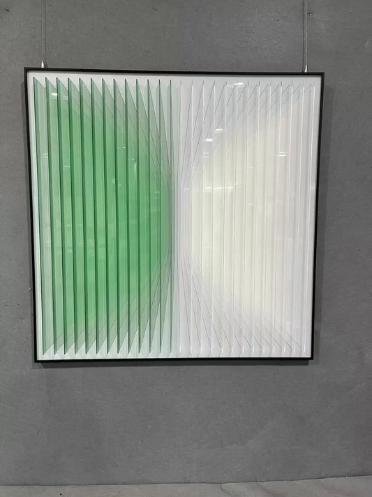 Hazy Acrylic Abstract Wall Art Square Design | Art Smiley Decor UAE