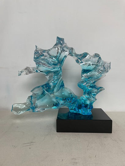 Blue Coral Resin Sculpture artistic sculpture by Artsmiley