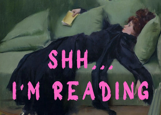 Shh I M Reading Typography