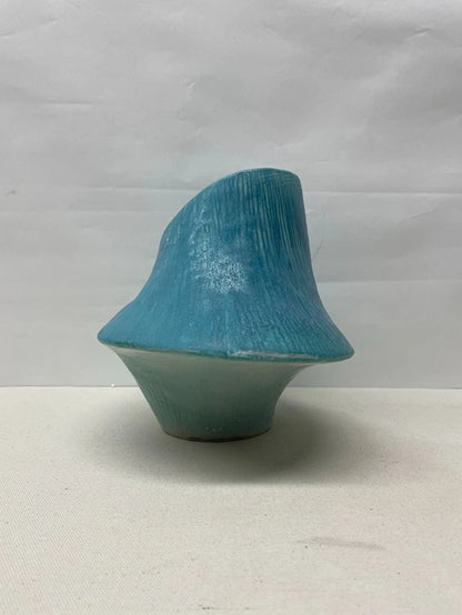Turquoise Wave Ceramic Bowl