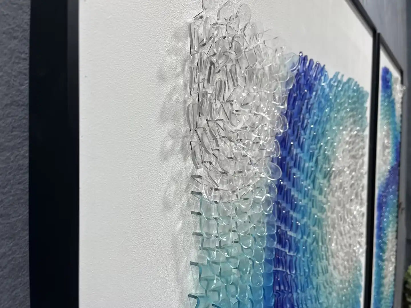 Pebble Acrylic Abstract Wall Art Square Design | Art Smiley Decor UAE