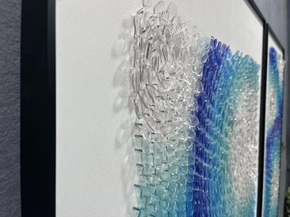 Pebble Acrylic Abstract Wall Art Square Design | Art Smiley Decor UAE