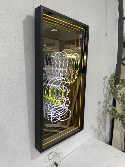 Celestial Acrylic Abstract Wall Art Vertical Design | Art Smiley Decor UAE