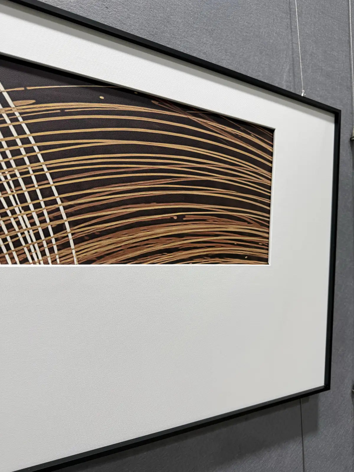 Brushstroke Hand Painted Abstract Wall Art Landscape Design | Art Smiley Decor UAE