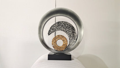 Metal Ring Sculpture