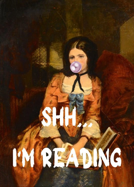 Shh I M Reading Typography Fresh 2