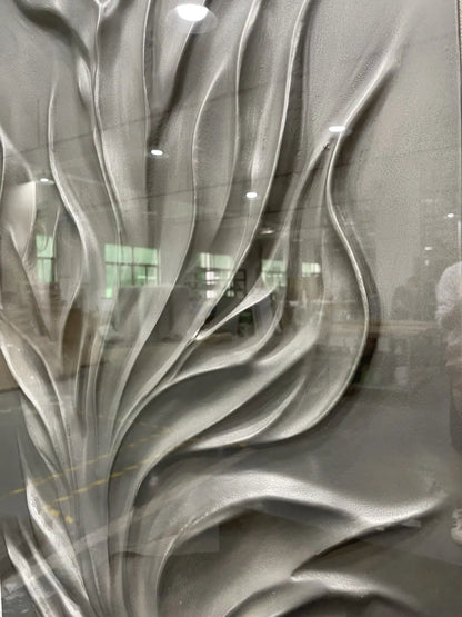 Storm Acrylic Abstract Wall Art Vertical Design | Art Smiley Decor UAE