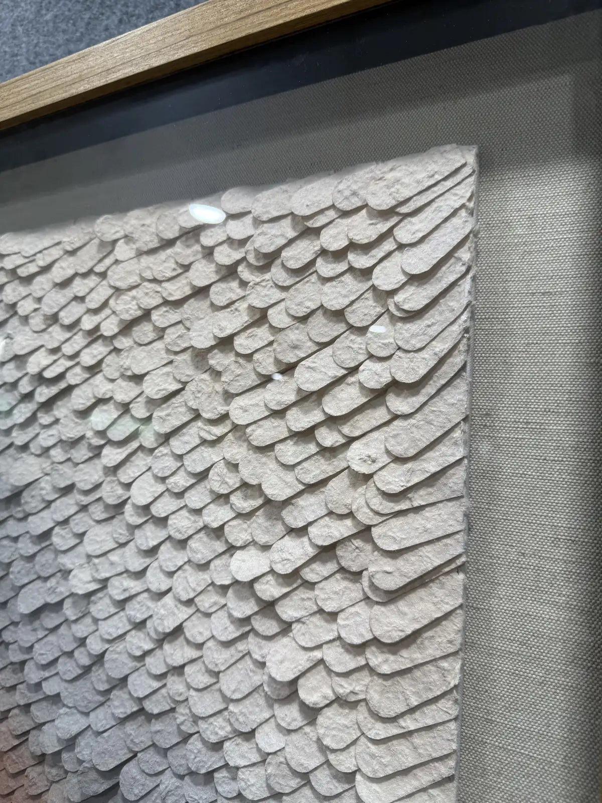 Flowing Paper Art Contemporary Wall Decor Vertical Design | Art Smiley Decor UAE