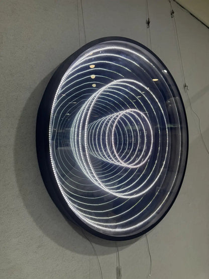 Raw Acrylic Abstract Wall Art Round Design | Art Smiley Decor UAE