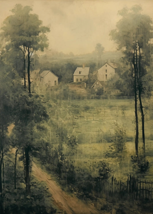 Pasture Cattle Scene