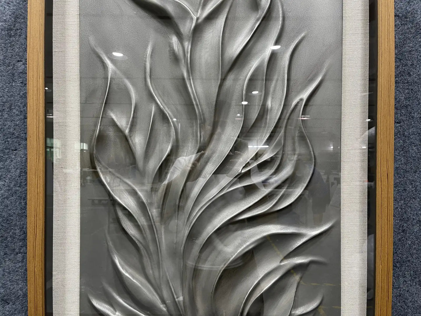 Storm Acrylic Abstract Wall Art Vertical Design | Art Smiley Decor UAE