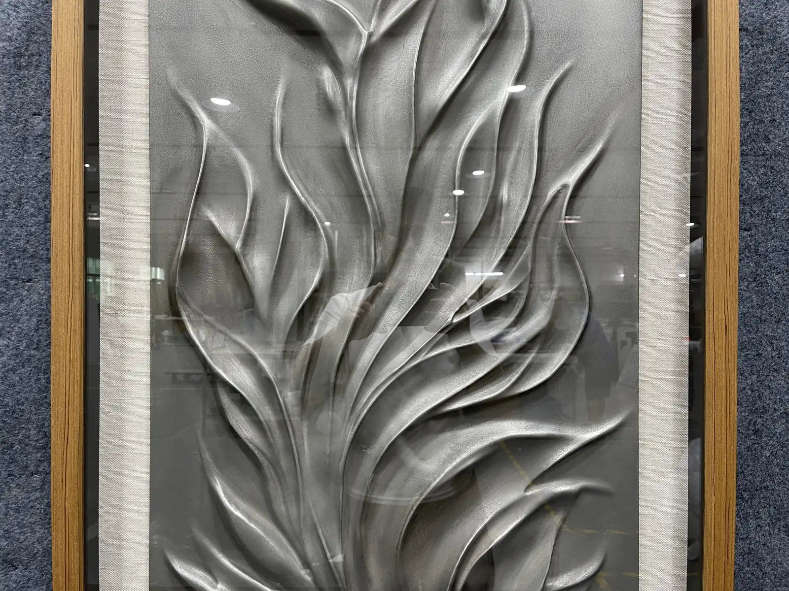 Storm Acrylic Abstract Wall Art Vertical Design | Art Smiley Decor UAE