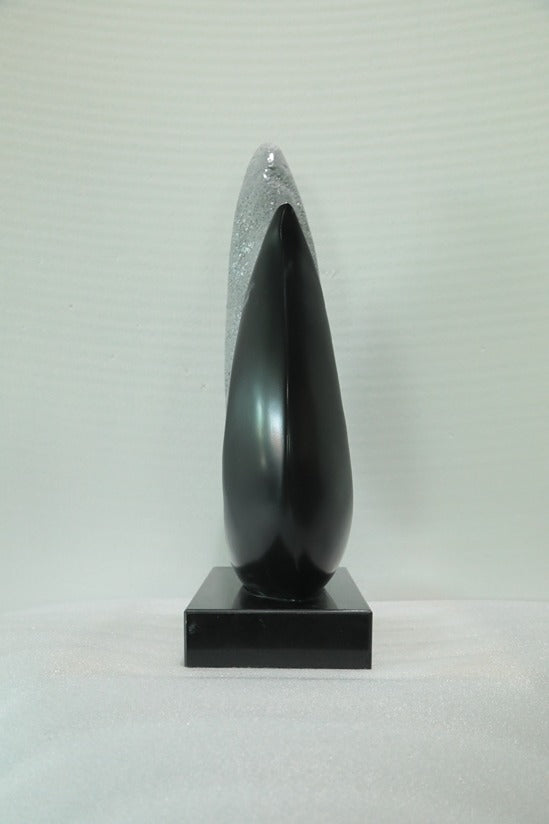 Black Flame Resin Sculpture artistic sculpture by Artsmiley