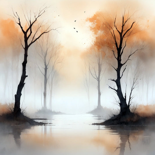 Lone Tree In Open Field Wall Art