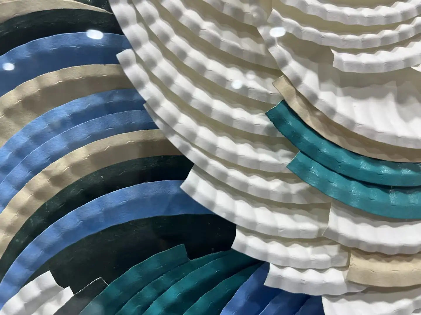 Paper Art Contemporary Wall Decor Landscape Design | Art Smiley Decor UAE