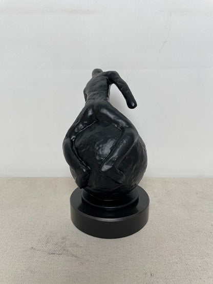 Black Rabbit Resin Sculpture N2 artistic sculpture by Artsmiley