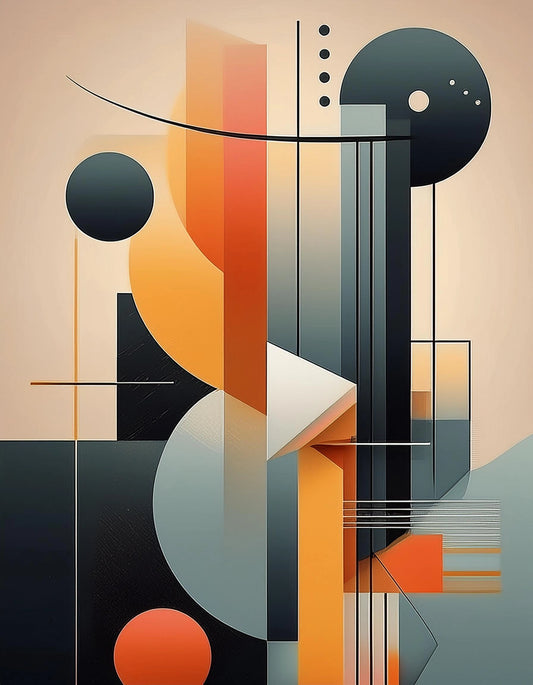 Color Blocks Minimal Art Wall Art