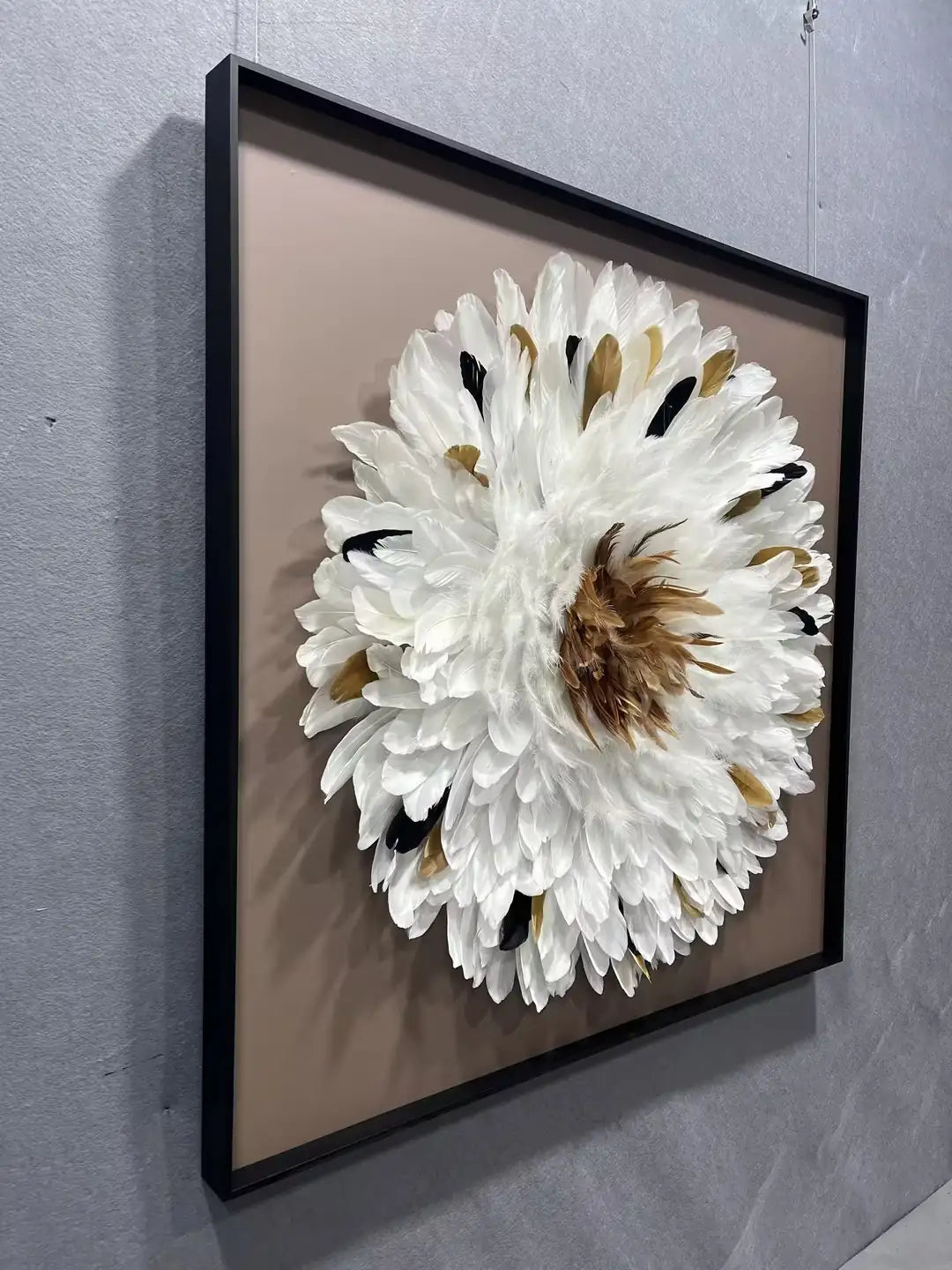 Prismatic Crystal Porcelain Luxury Wall Art Square Design | Art Smiley Decor UAE