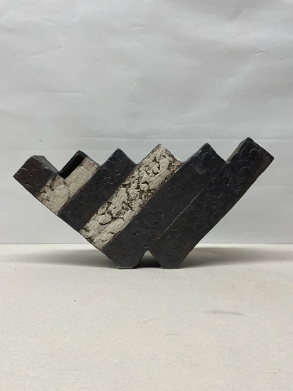 Zigzag Geometric Ceramic Tray