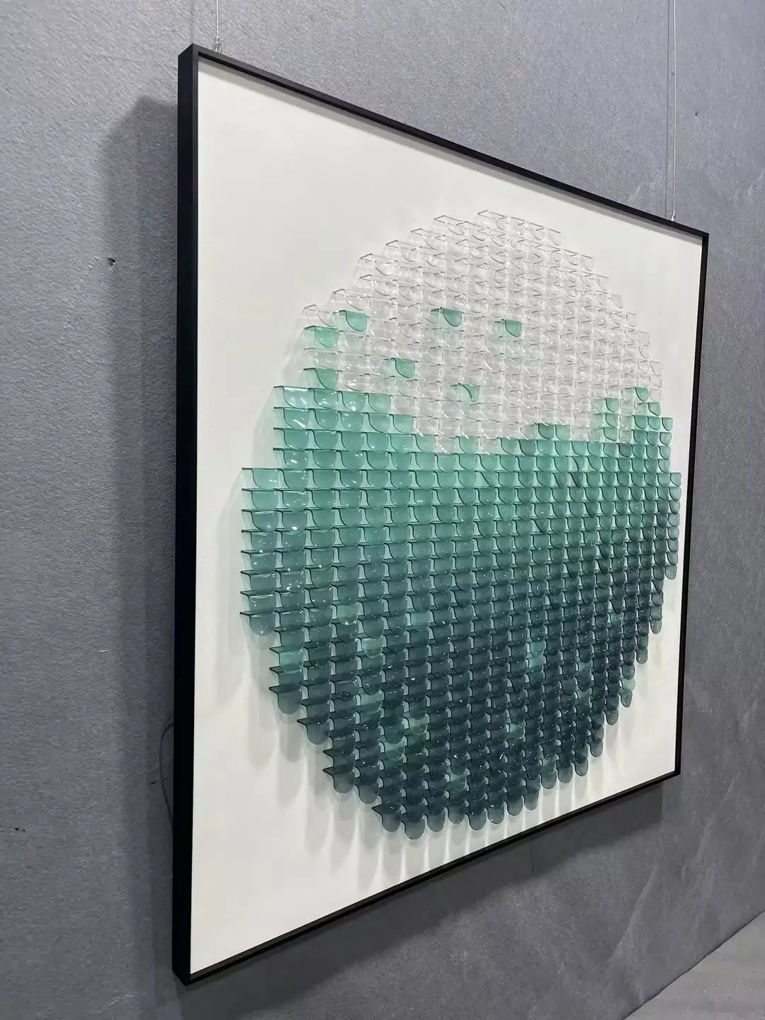 Mosaic Acrylic Abstract Wall Art Square Design | Art Smiley Decor UAE