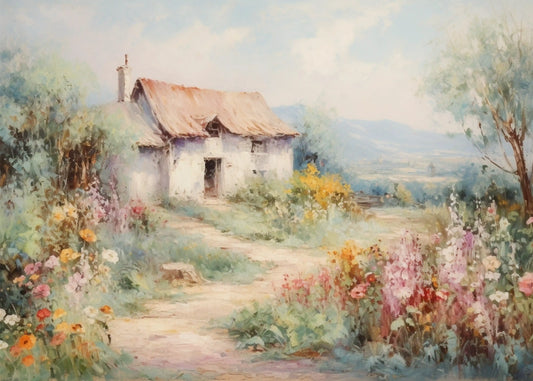 Rustic Farm Garden Path