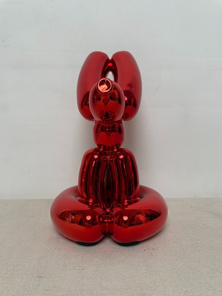 Red Bunny Resin Sculpture artistic sculpture by Artsmiley
