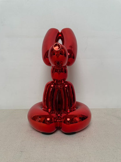 Red Bunny Resin Sculpture artistic sculpture by Artsmiley