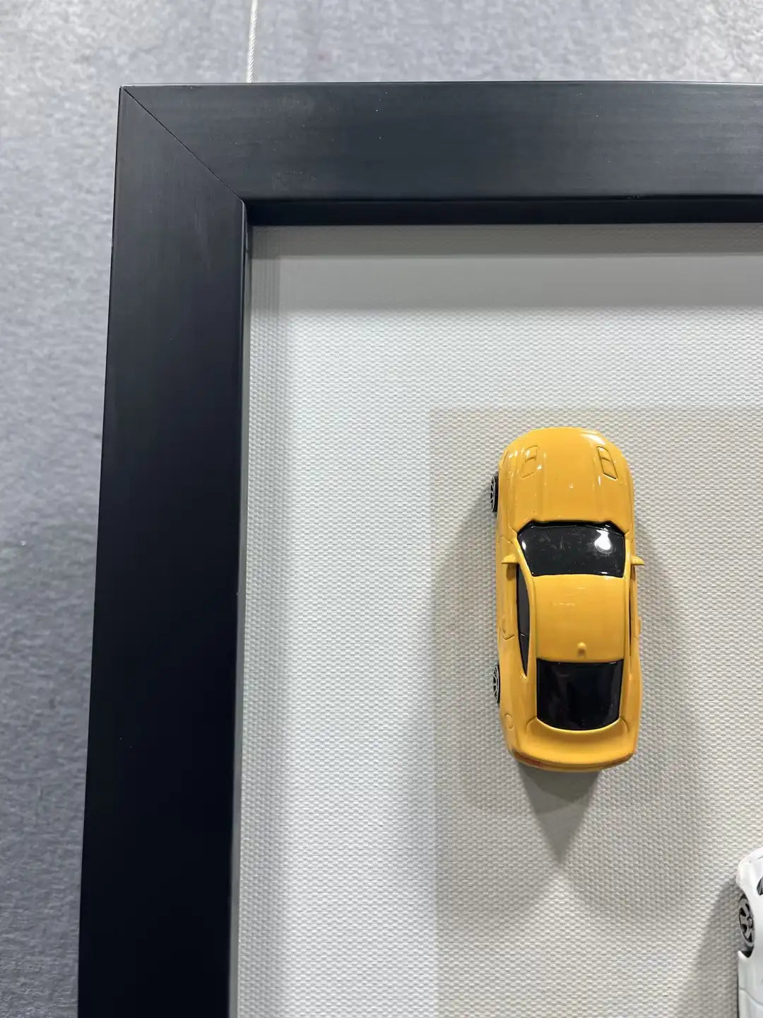 Toy Car Shadow Box Wall Decor Square Design | Art Smiley Decor UAE