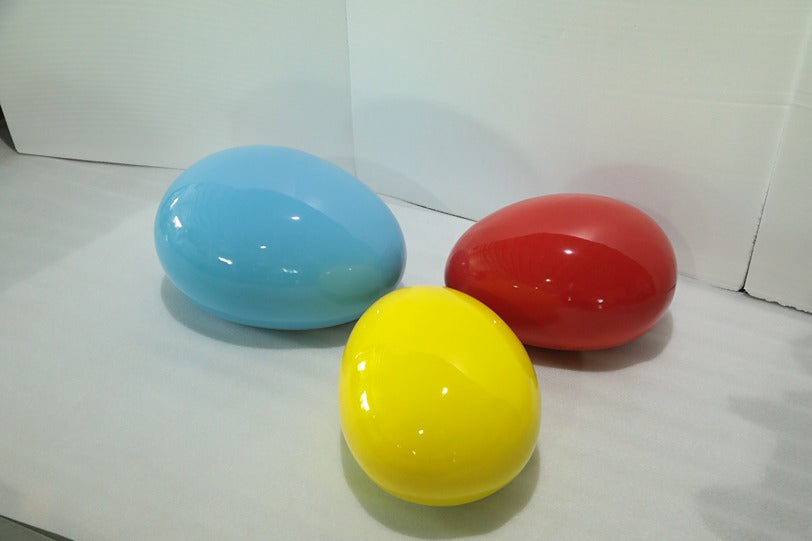 Egg Seat Fiberglass Sculpture artistic sculpture by Artsmiley