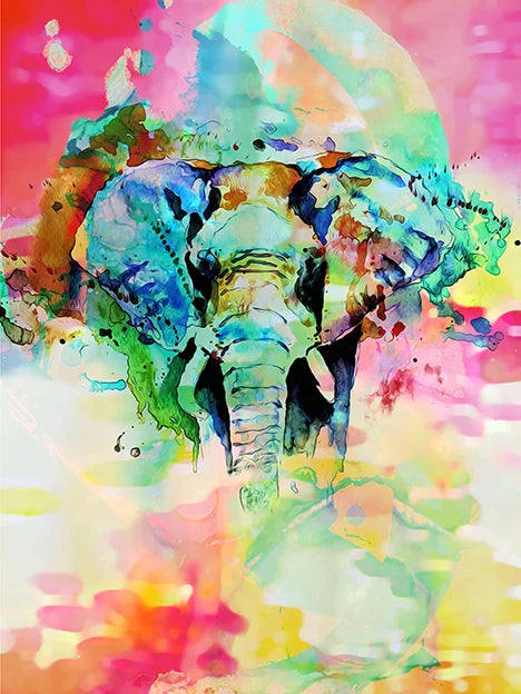 River Sentinel Elephant wall art