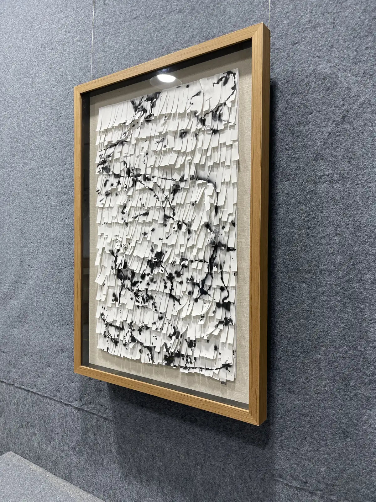 Tanned Leather Texture Abstract Wall Decor Vertical Design | Art Smiley Decor UAE