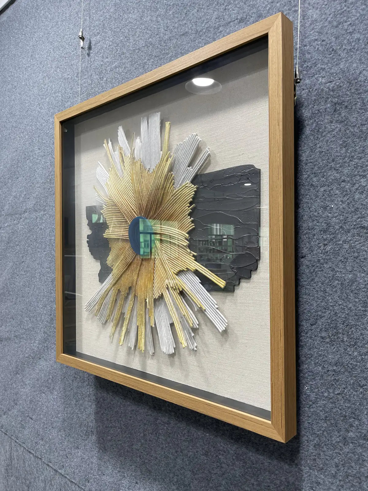 Etched Paper Art Contemporary Wall Decor Square Design | Art Smiley Decor UAE