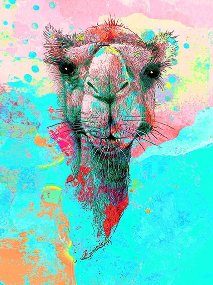 Oasis Dreamer Camel wall art