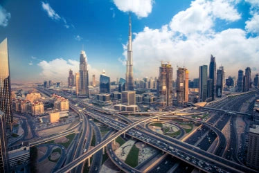 Dubai Skyline Evening