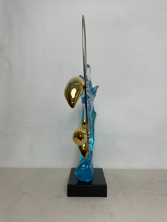 Ocean Wave Resin Sculpture artistic sculpture by Artsmiley