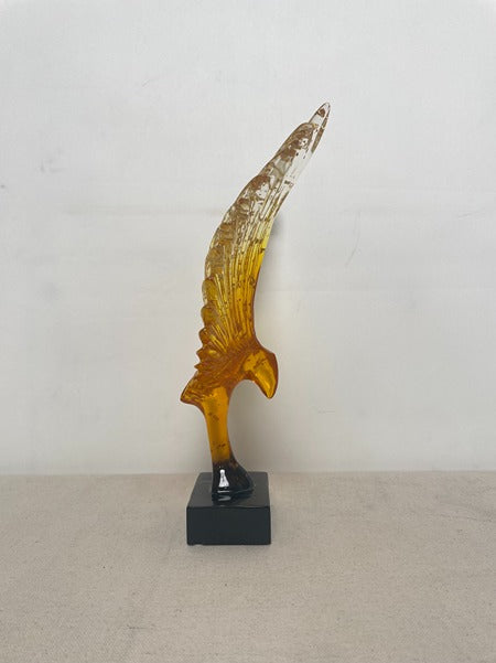 Angel Wings Gold Resin Sculpture artistic sculpture by Artsmiley