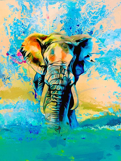 Gentle Giant Elephant wall art